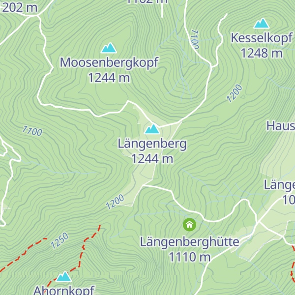Map of Längenbergalm