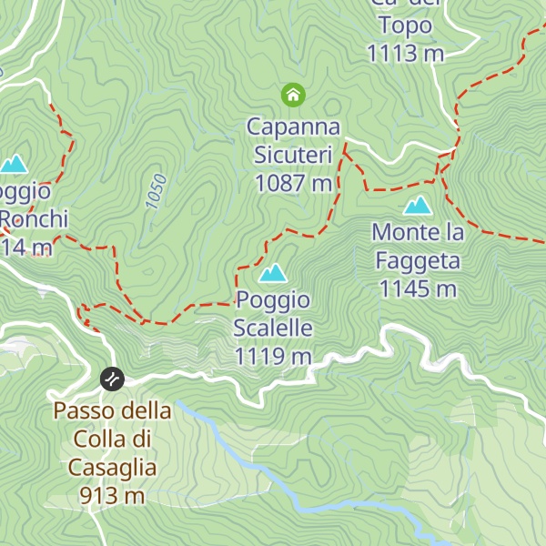 Map of Poggio Scalelle