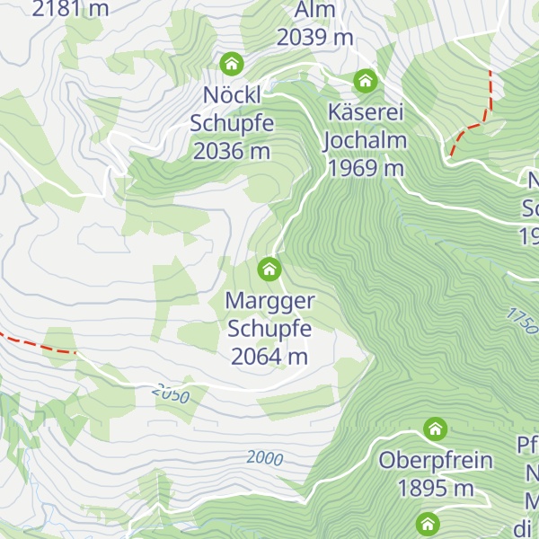 Map of Margger Schupfe