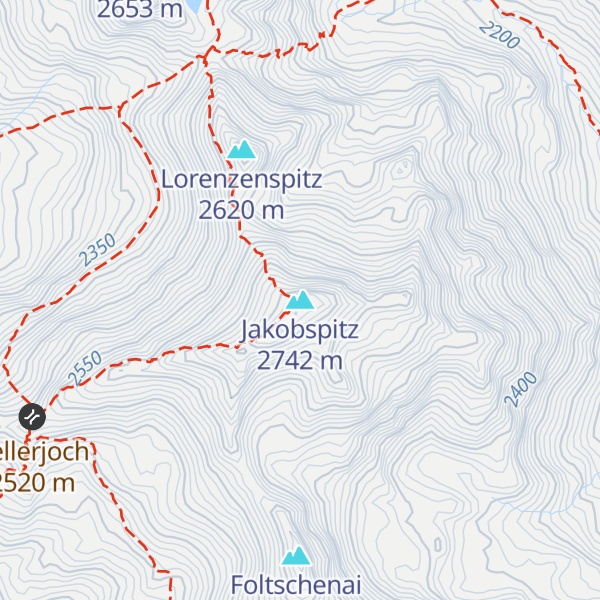 Map of Jakobspitz