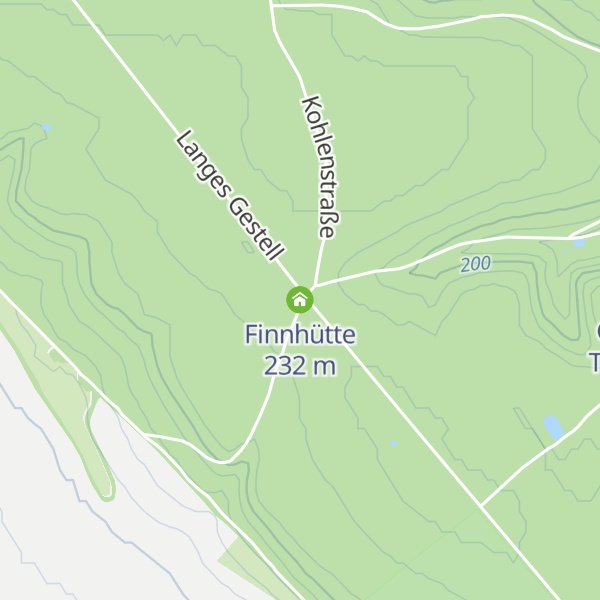Map of Finnhütte