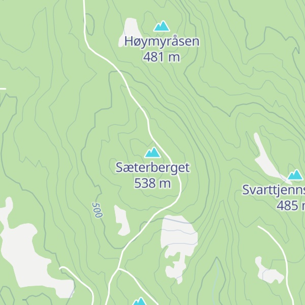 Map of Sæterberget