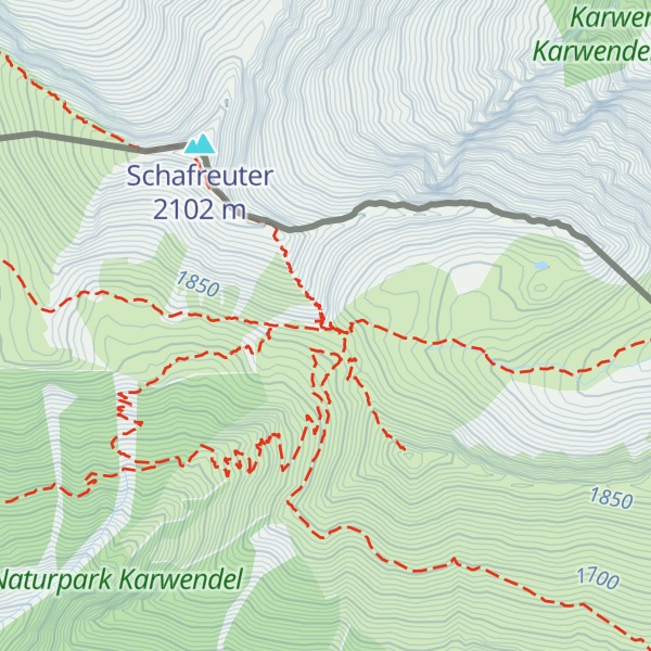 Map of Tölzer Hütte