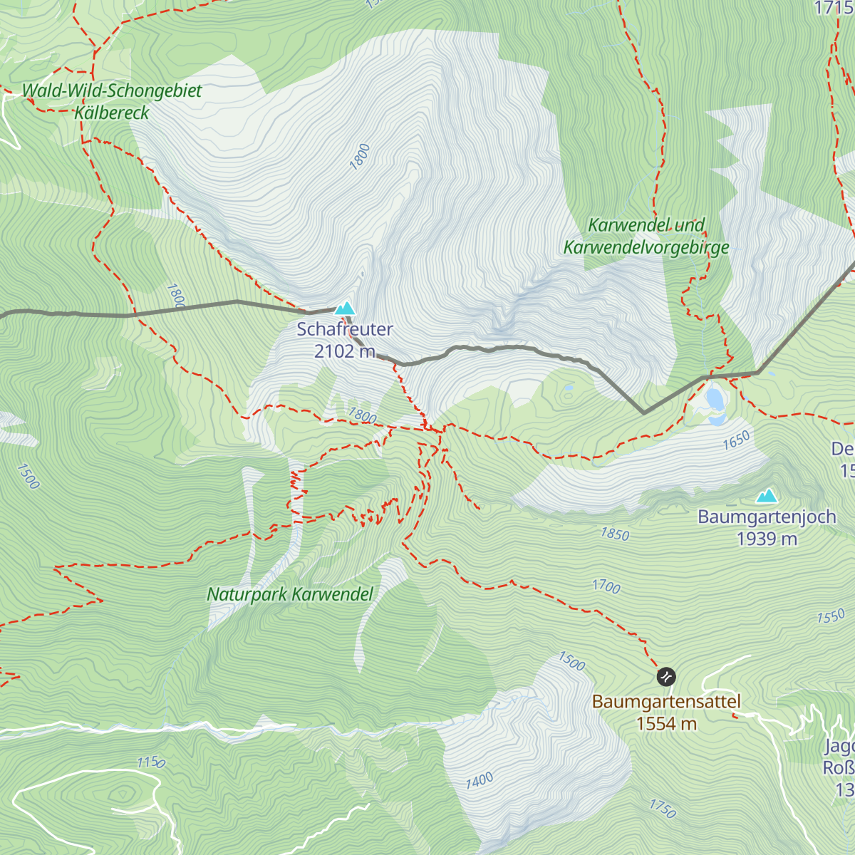 Tölzer Hütte map