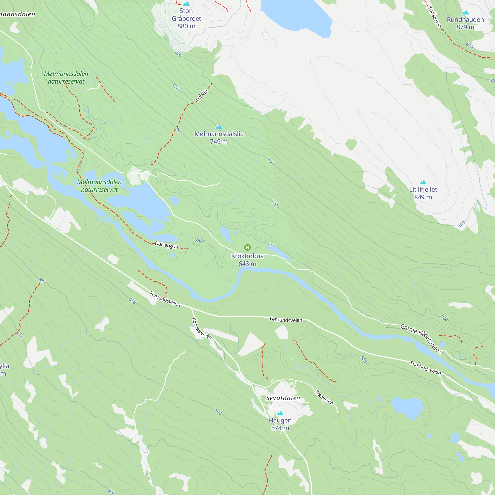 Kroktrøbua map