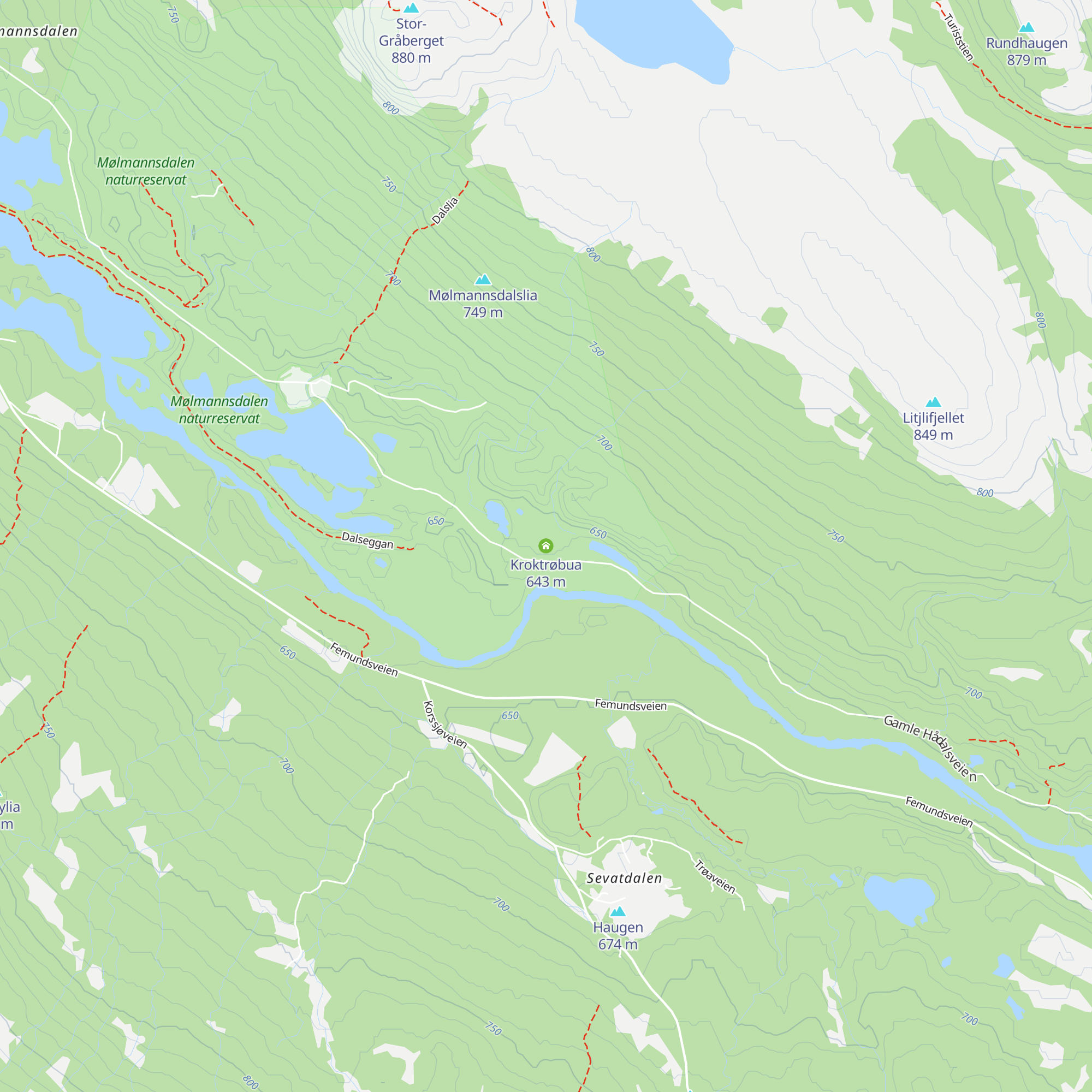 Kroktrøbua map