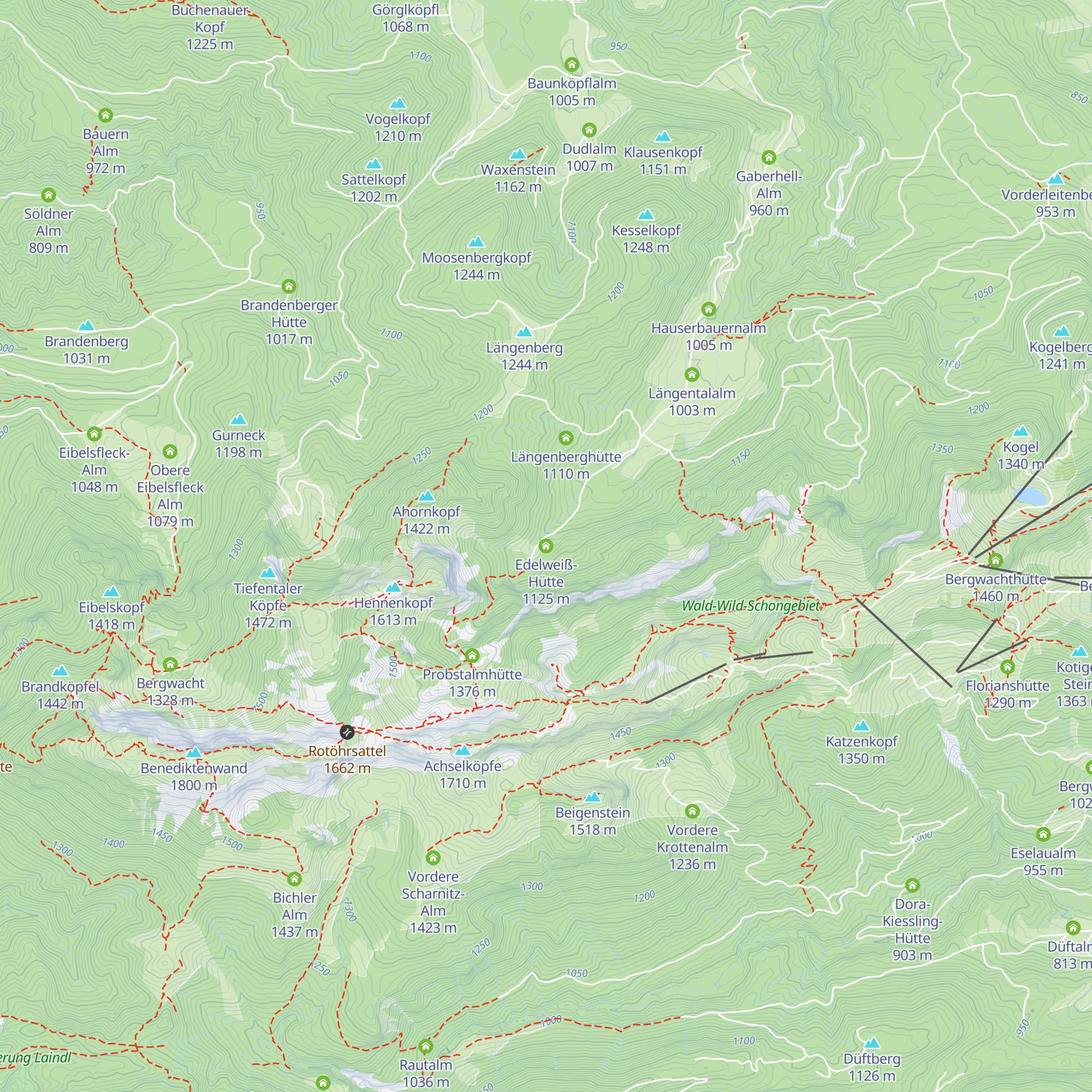 Edelweiß-Hütte map