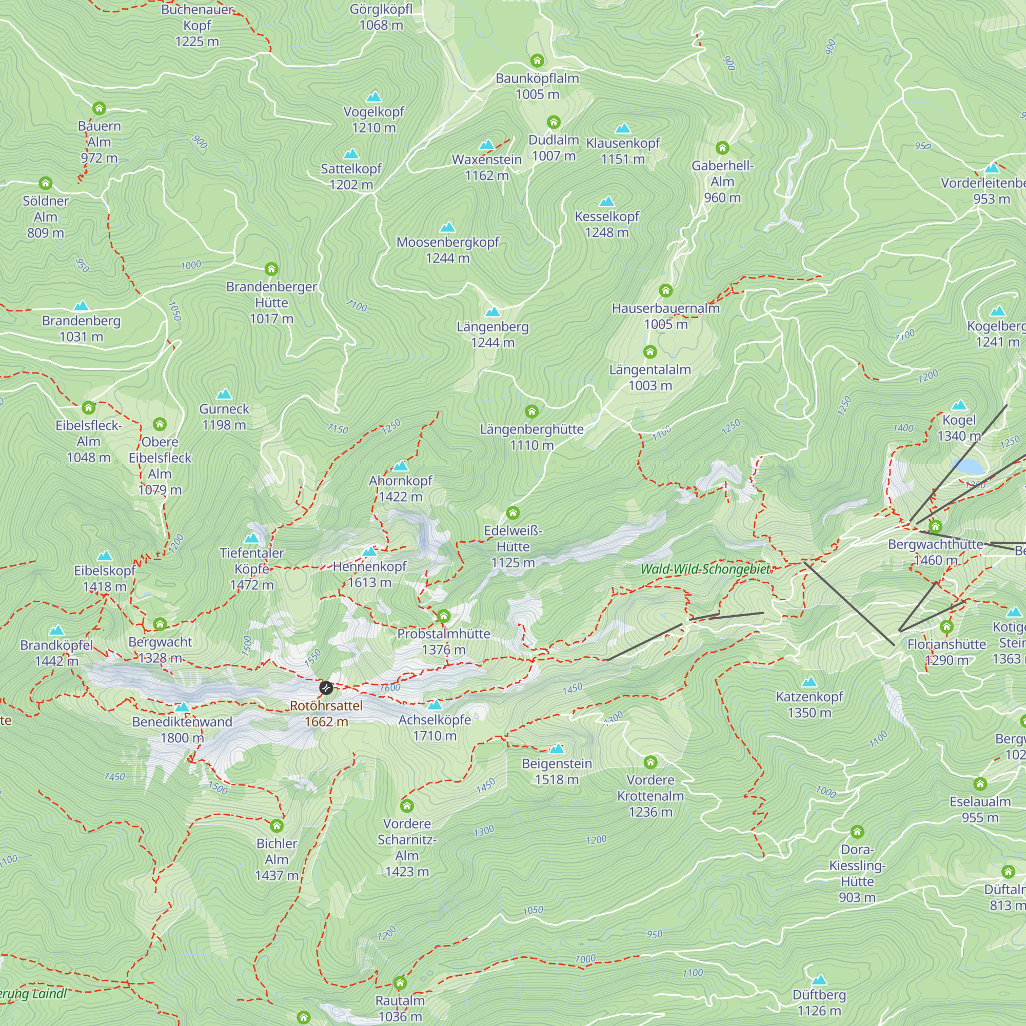 Edelweiß-Hütte map