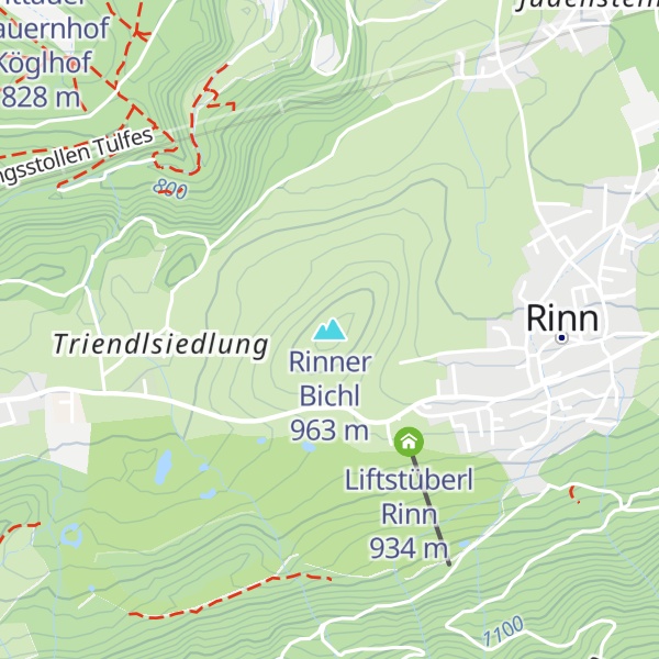 Map of Rinner Bichl