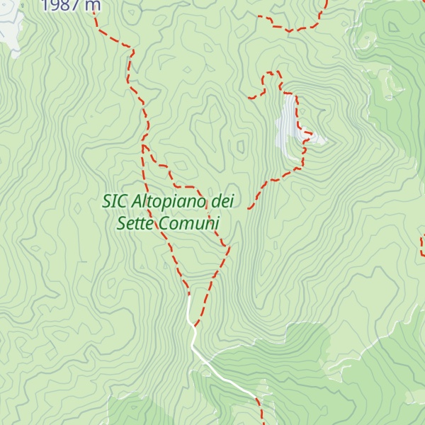 Map of Bivacco Tre Fontane