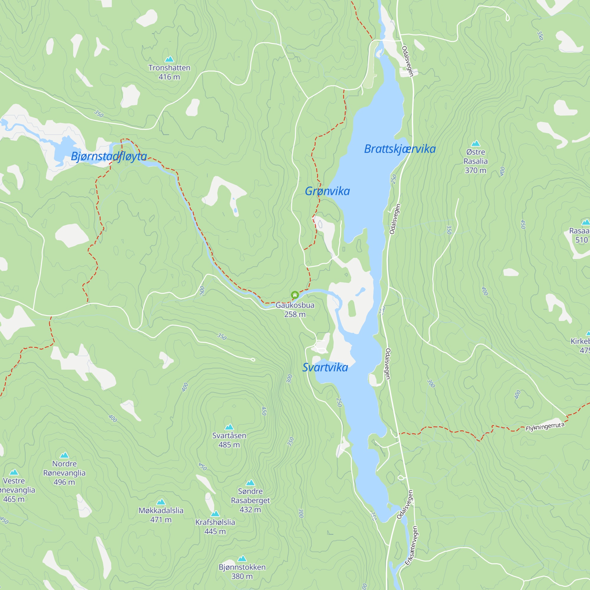 Gaukosbua map
