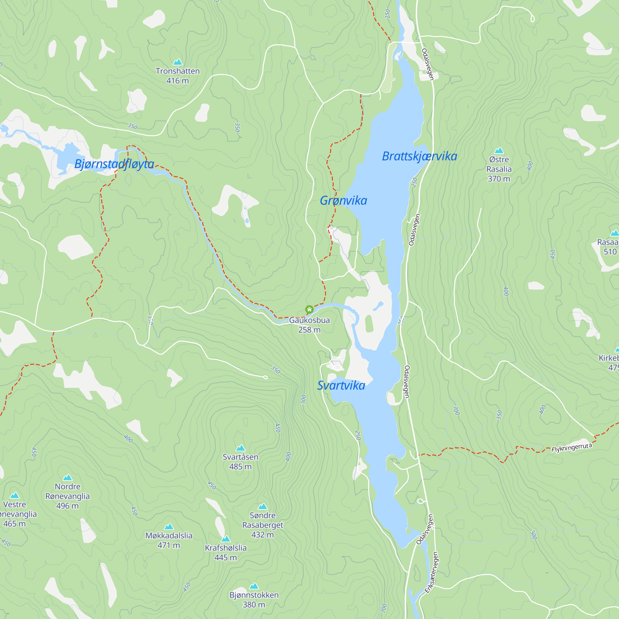 Gaukosbua map