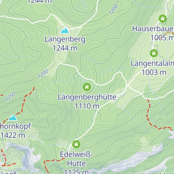 Map of Längenberghütte