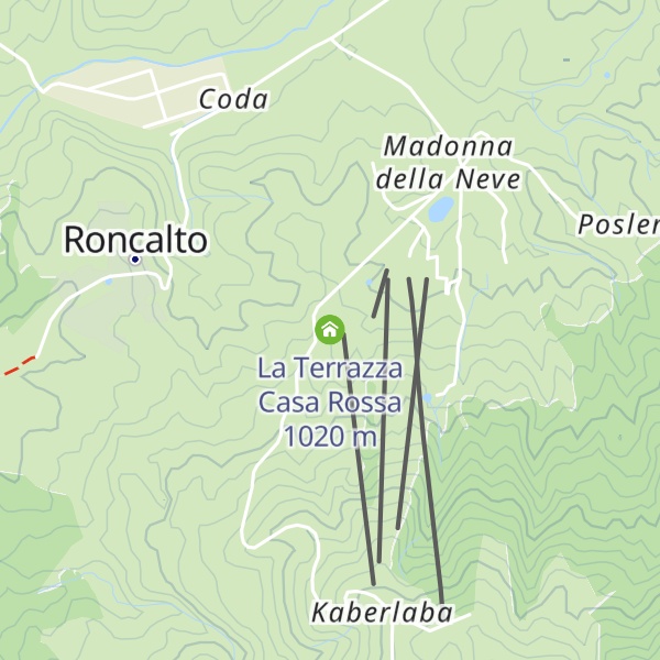 Map of La Terrazza Casa Rossa