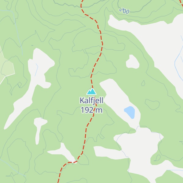Map of Kalfjell
