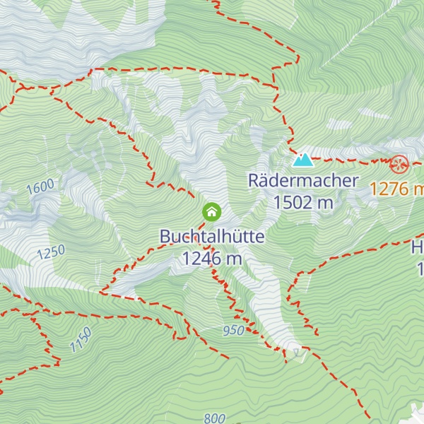 Map of Buchtalhütte