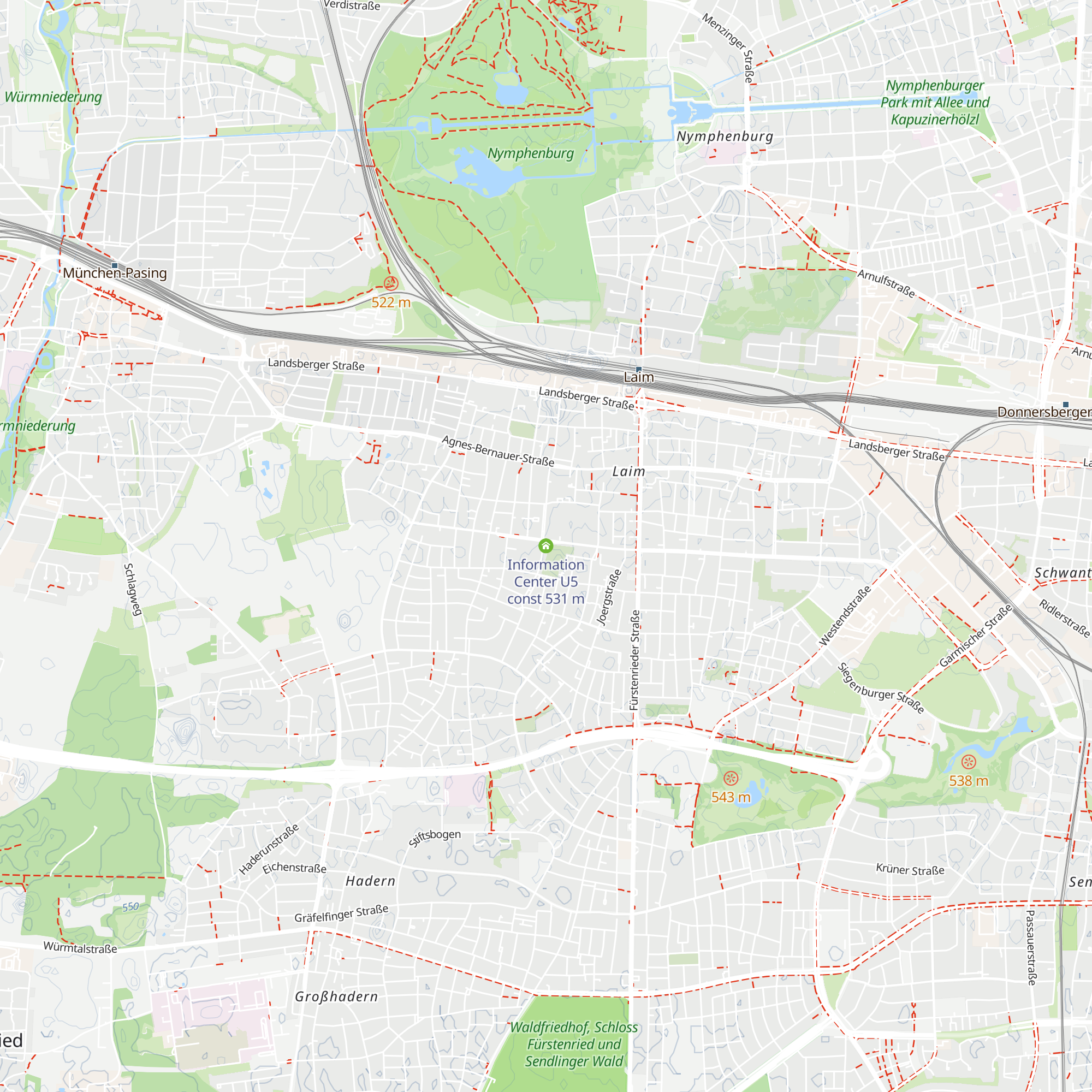 Information Center U5 const map