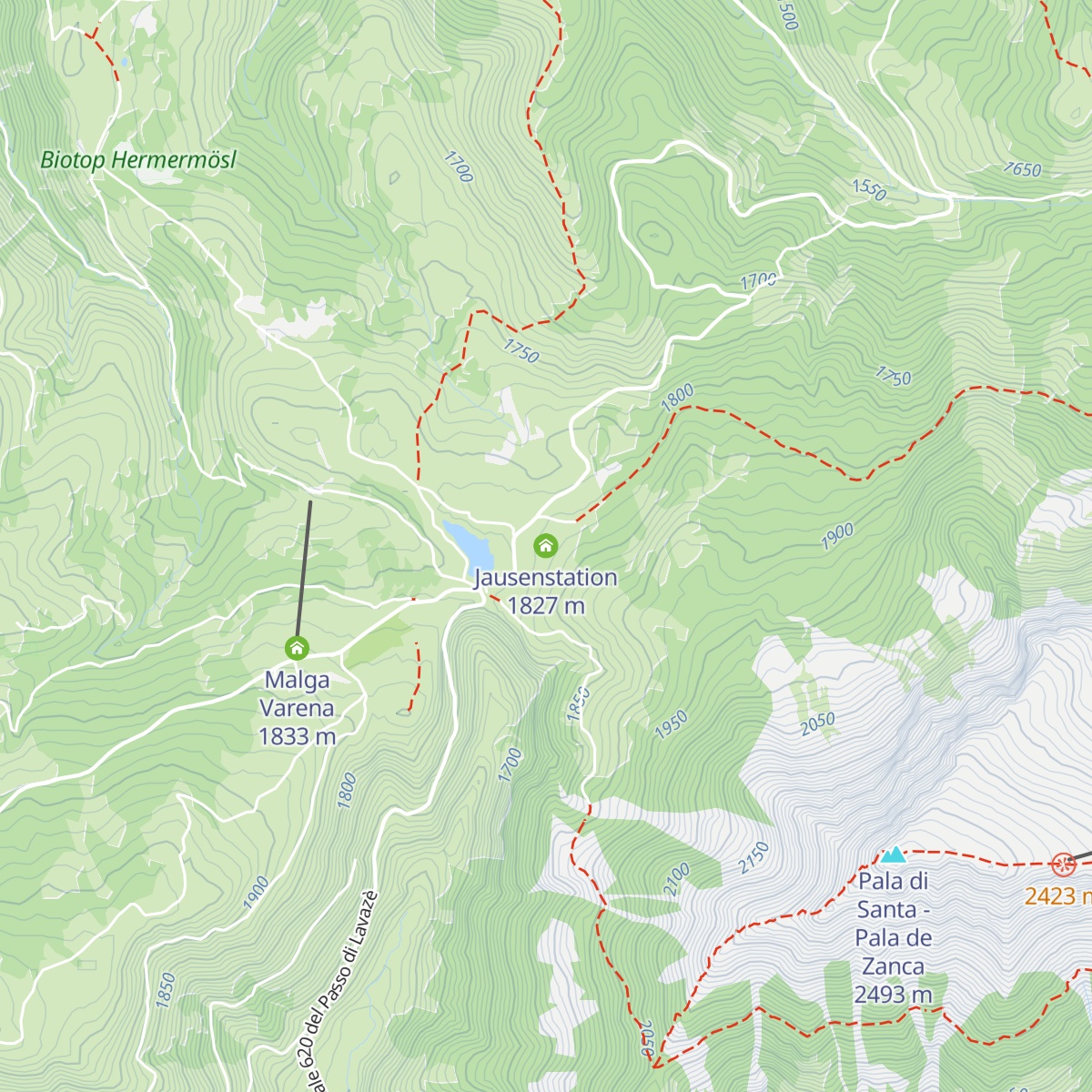Jausenstation map