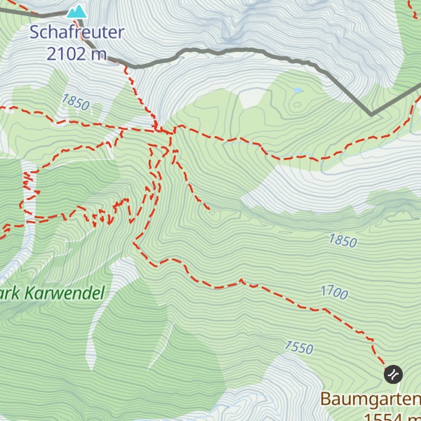 Map of Delpsjoch