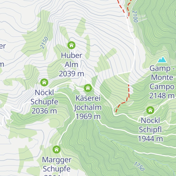 Map of Käserei Jochalm