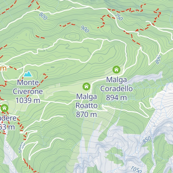Map of Malga Roatto