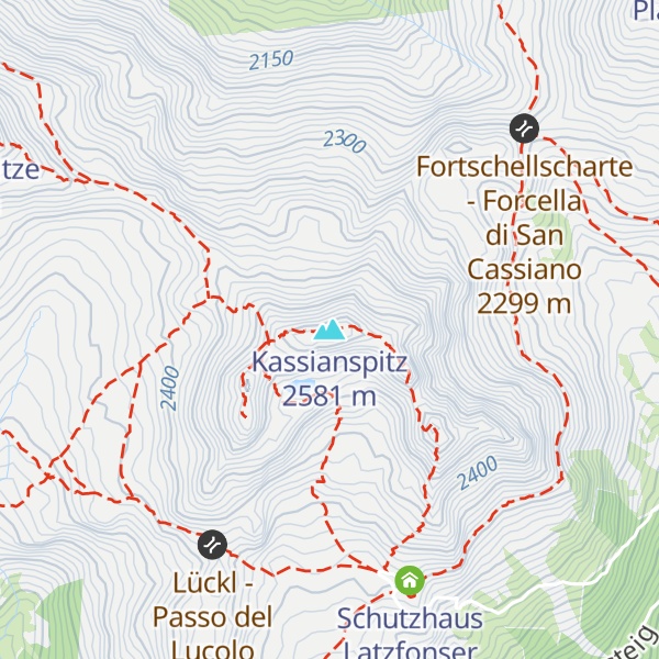 Map of Kassianspitz