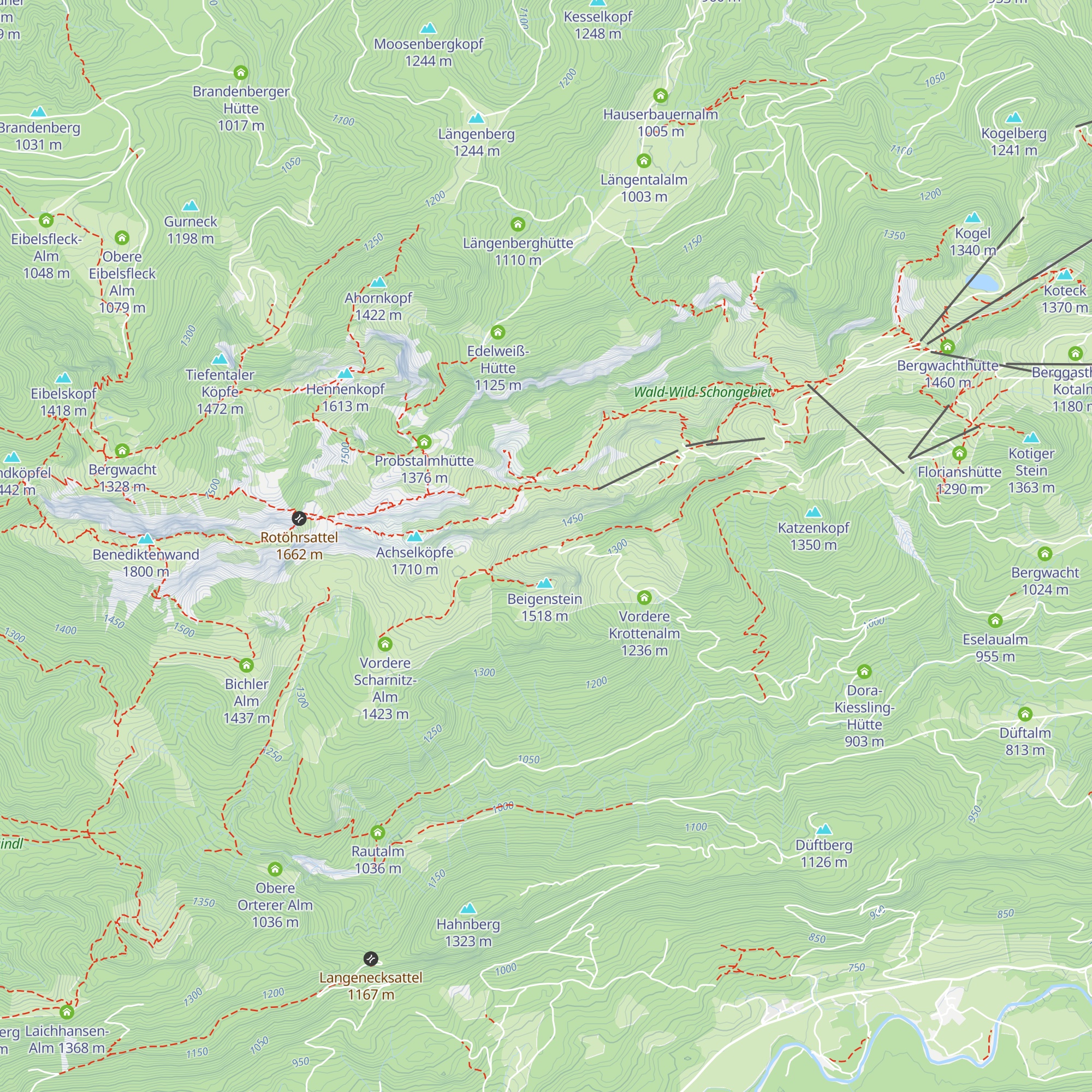 Hintere Krottenalm map