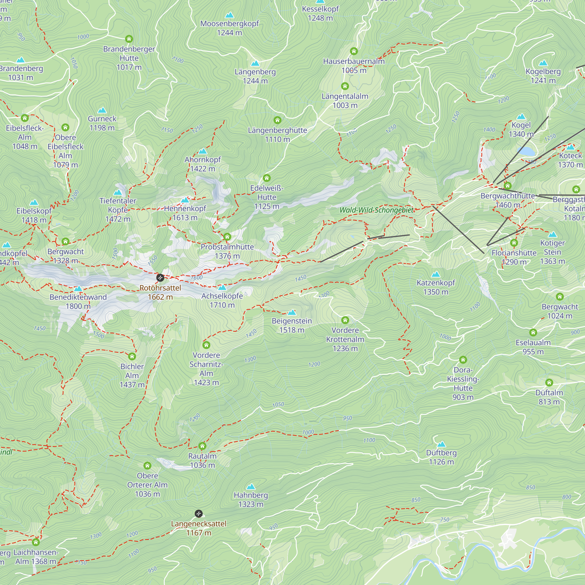 Hintere Krottenalm map