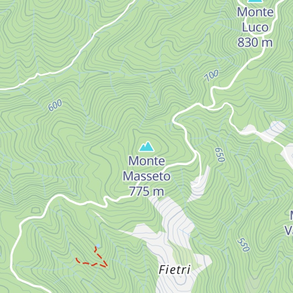 Map of Monte Masseto
