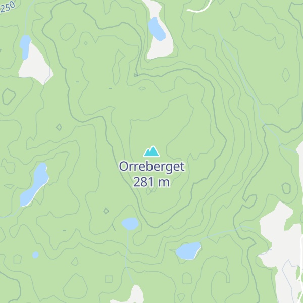 Map of Orreberget
