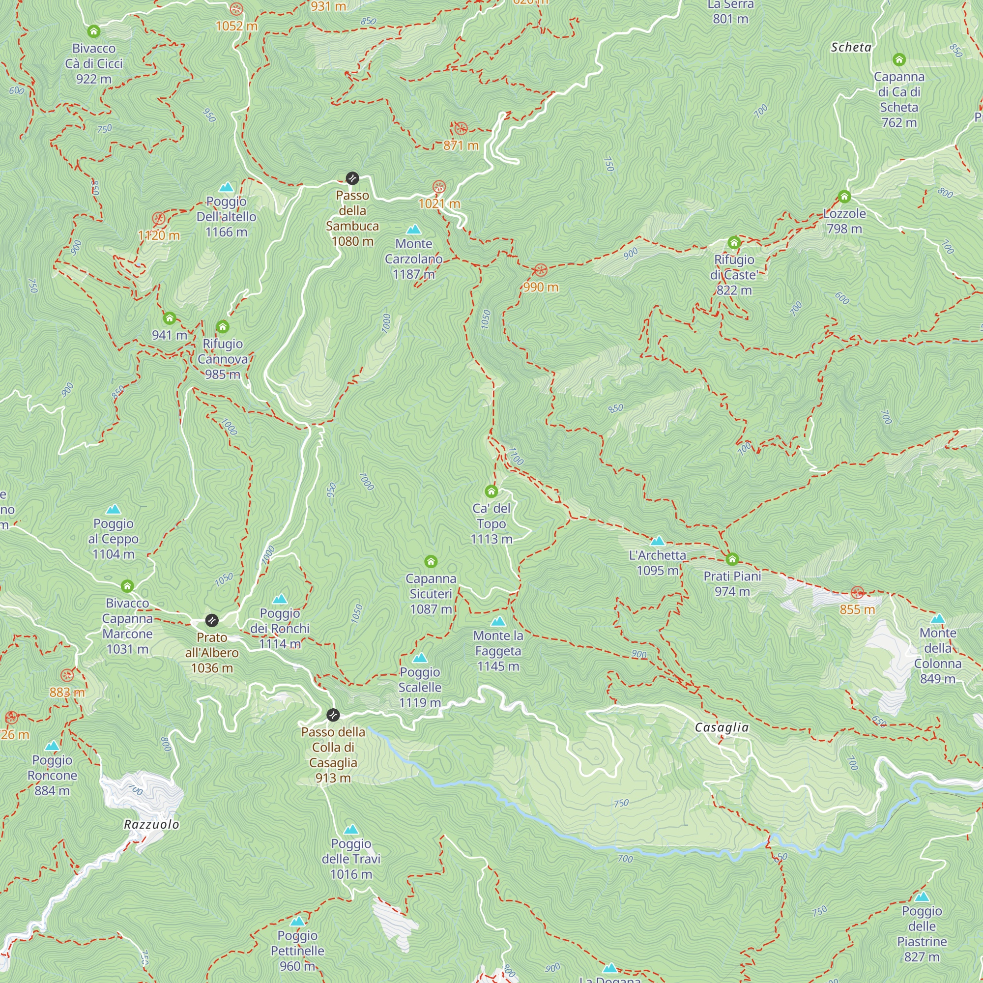 Ca' del Topo map