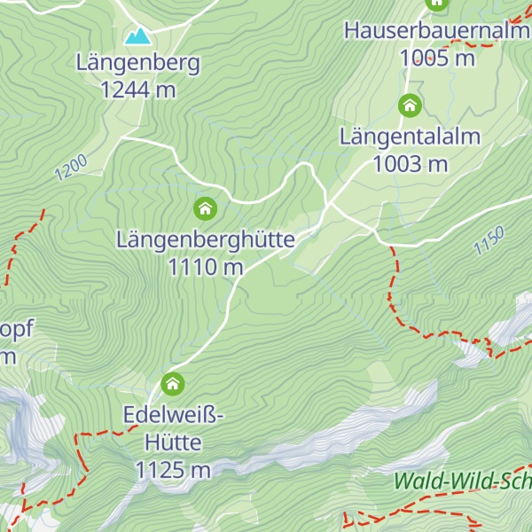 Map of Enzian-Hütte