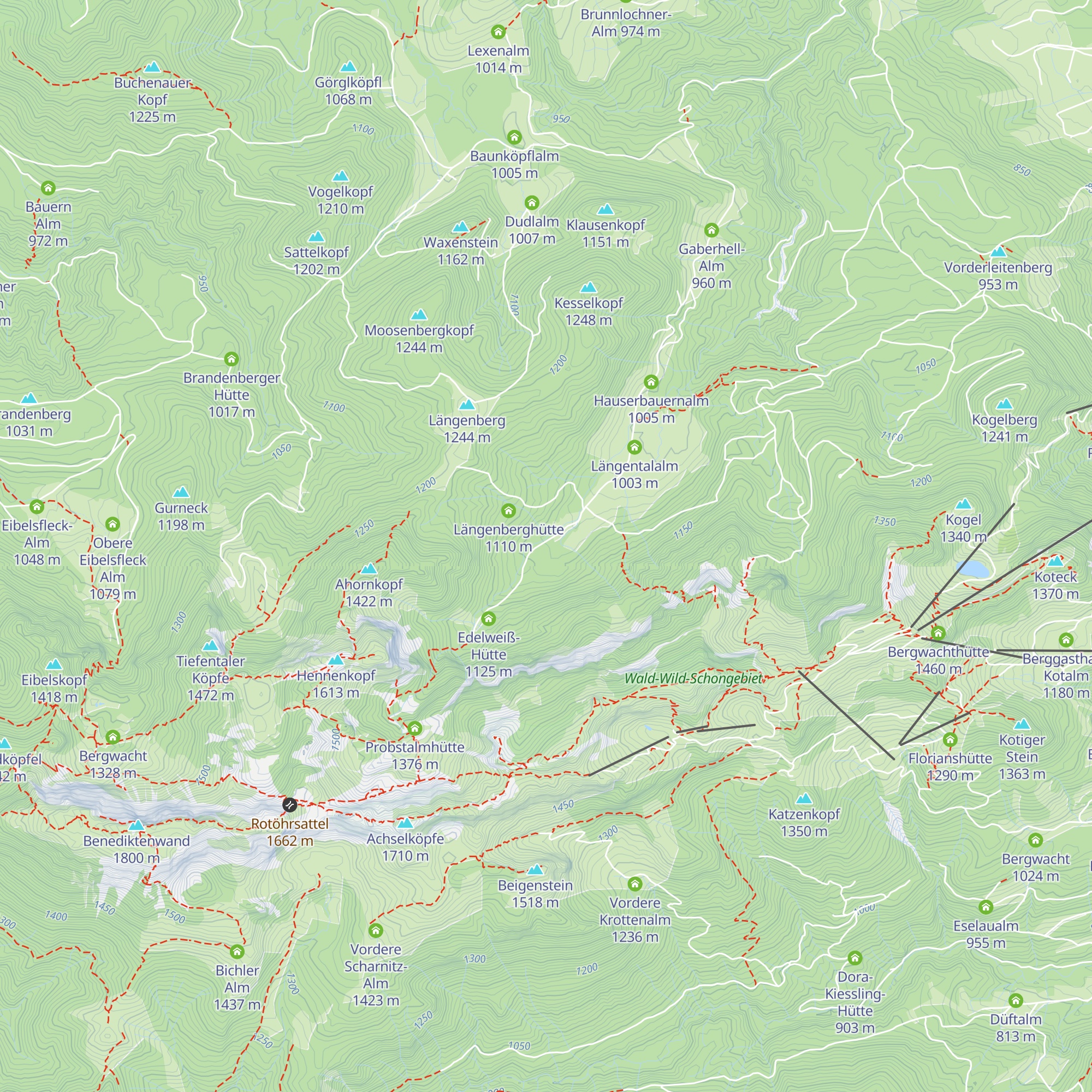 Enzian-Hütte map
