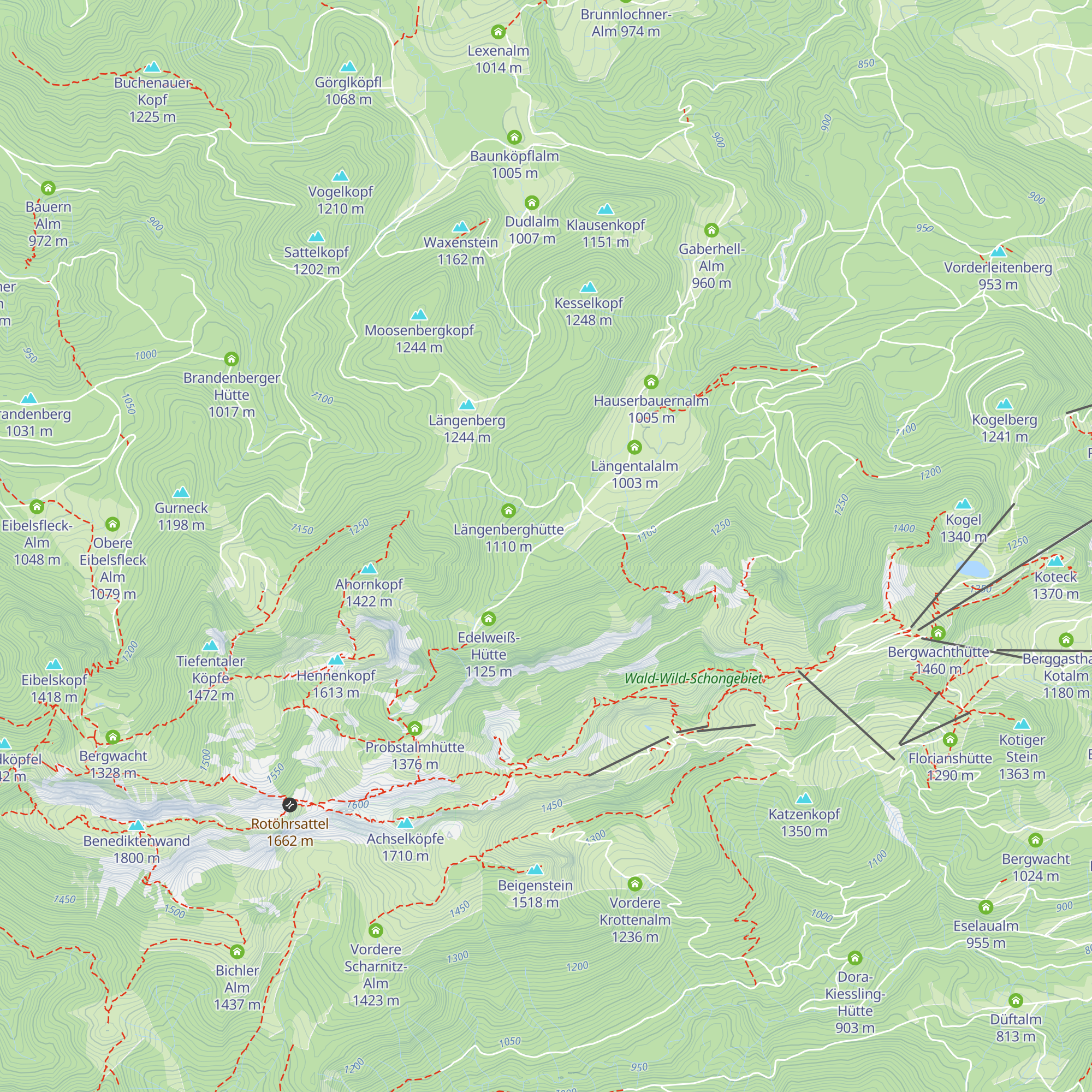 Enzian-Hütte map