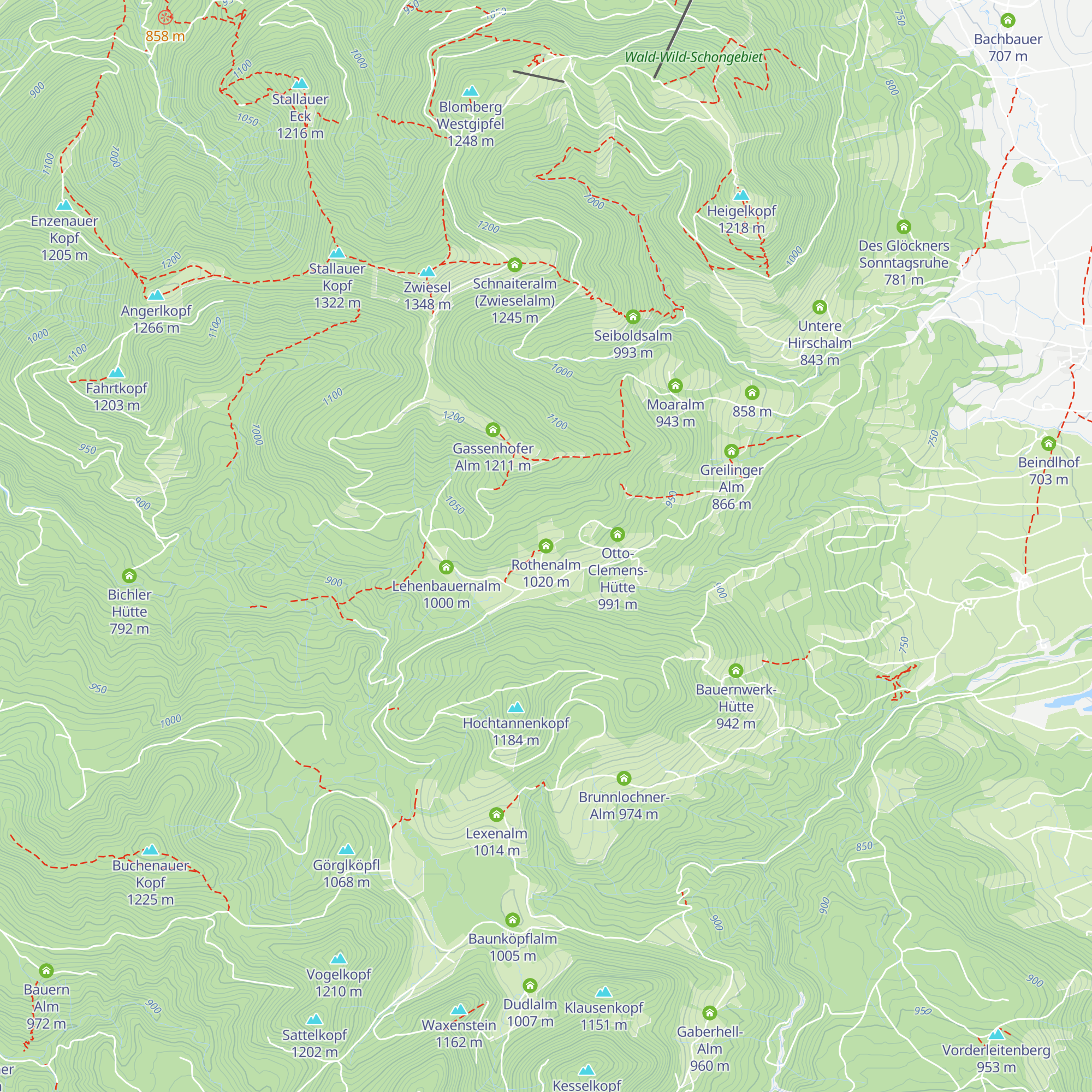 Rothenalm map