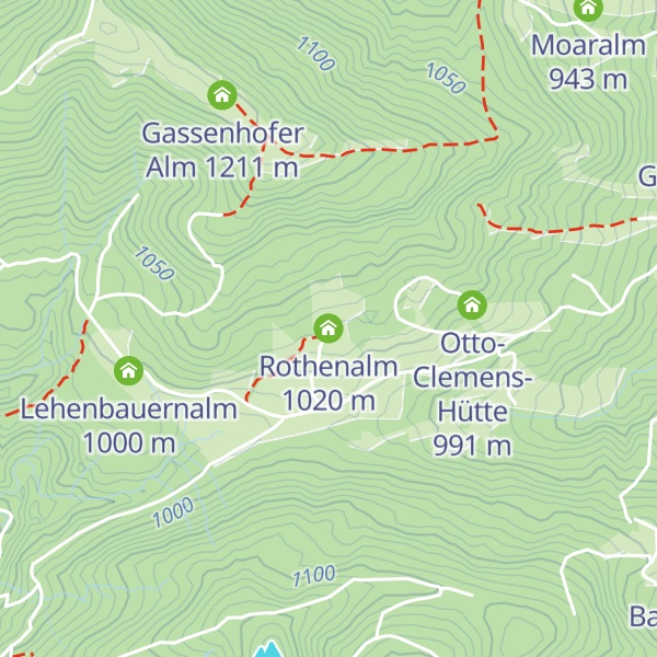 Map of Rothenalm