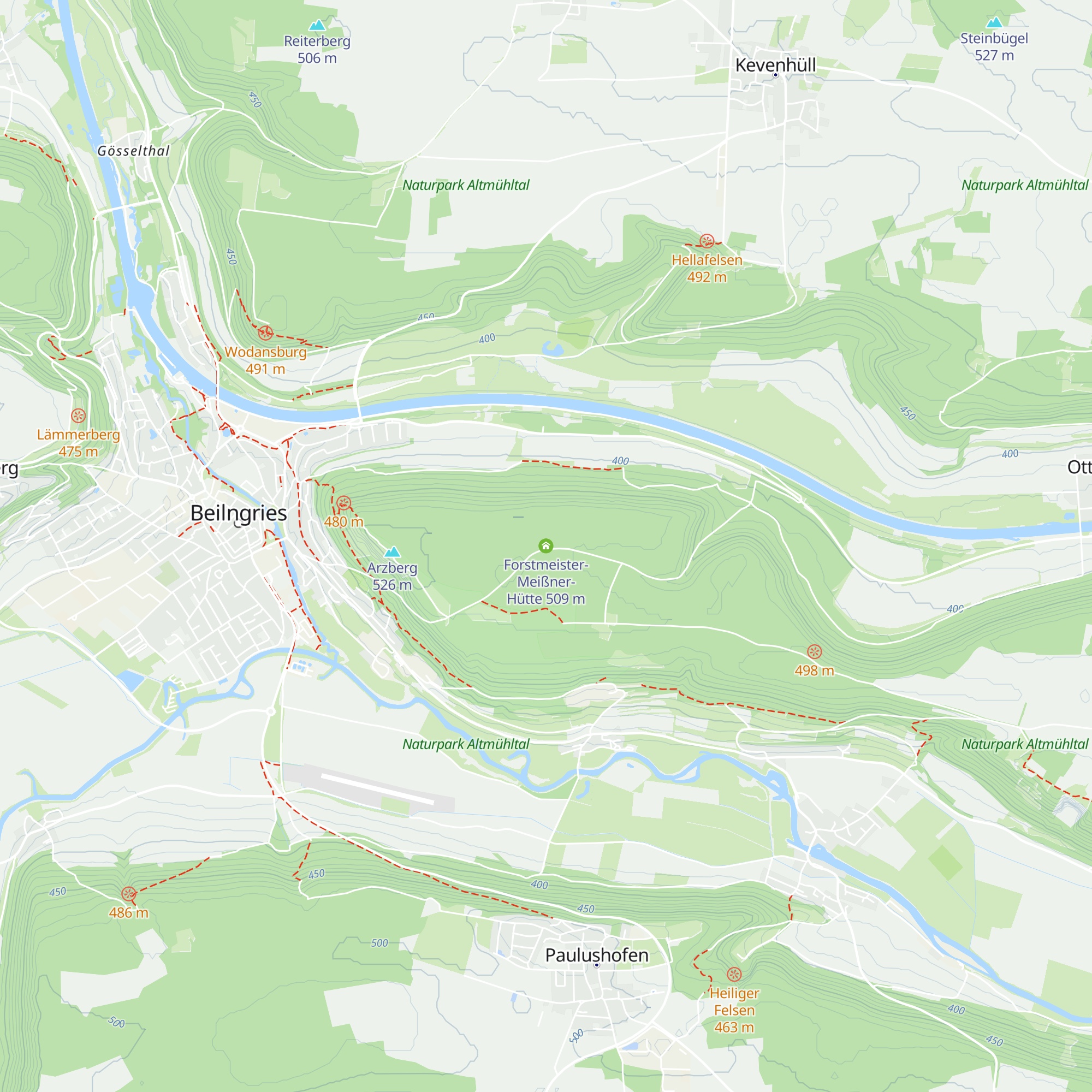 Forstmeister-Meißner-Hütte map