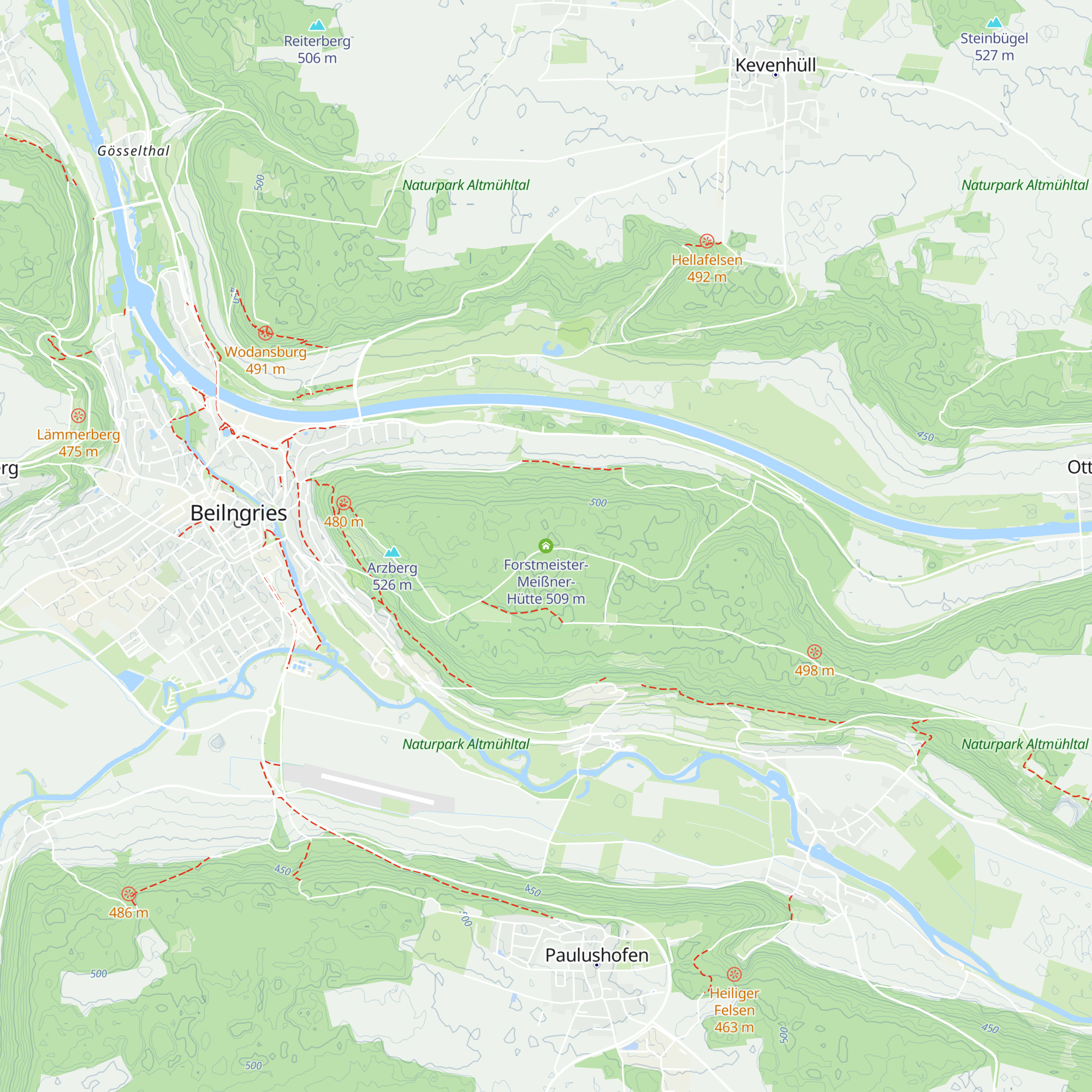 Forstmeister-Meißner-Hütte map