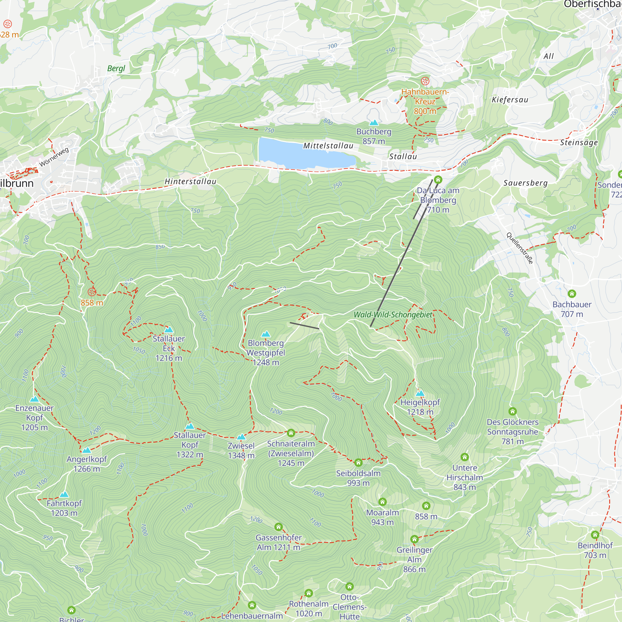 Blomberg-Kapelle map