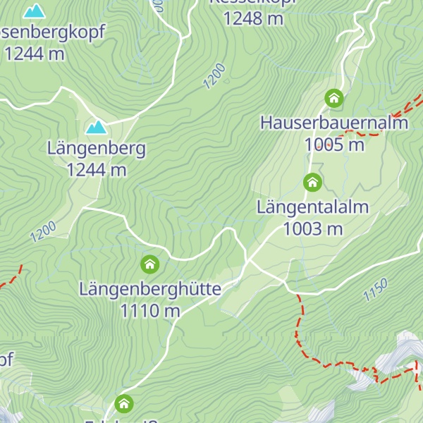 Map of Almrauschhütte