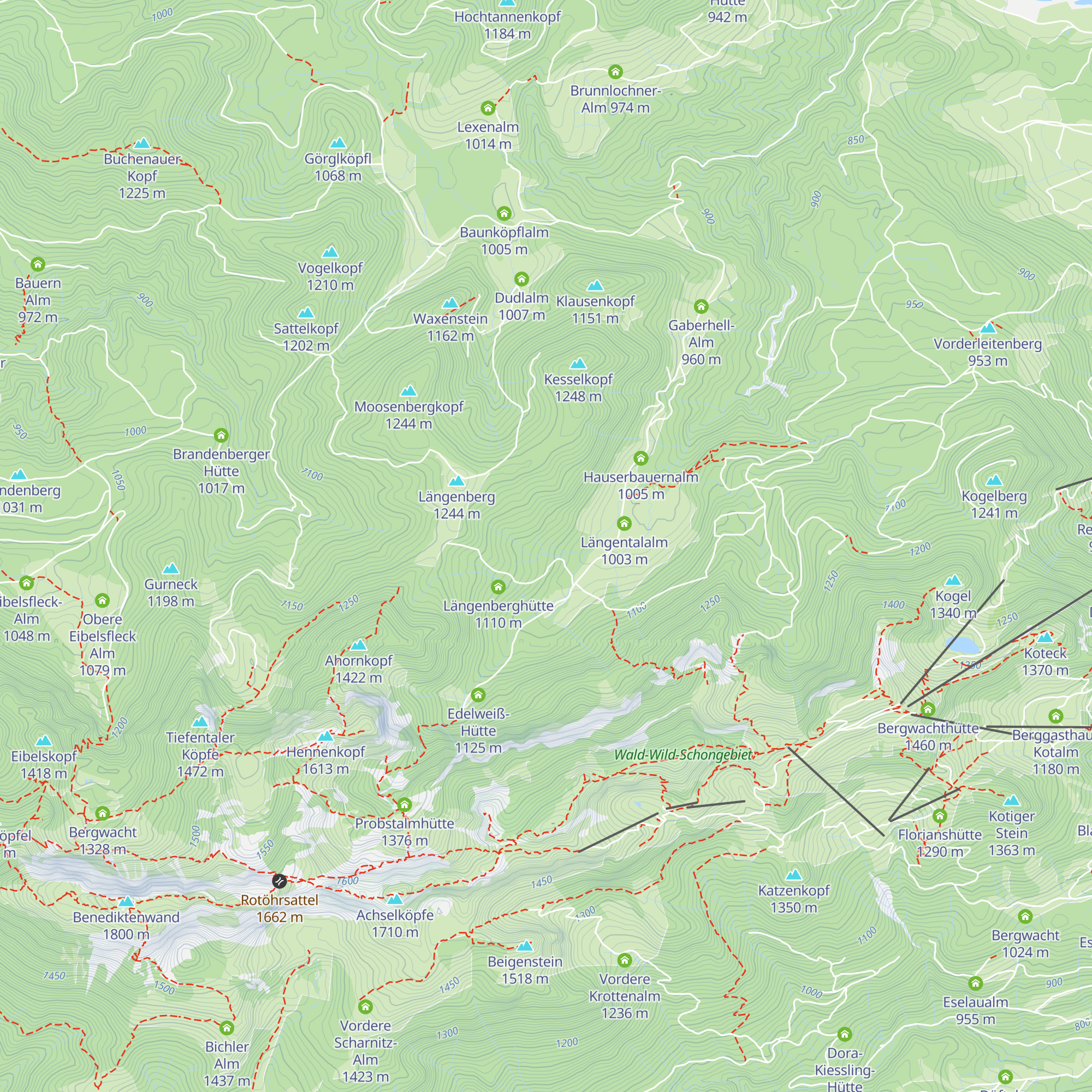 Almrauschhütte map