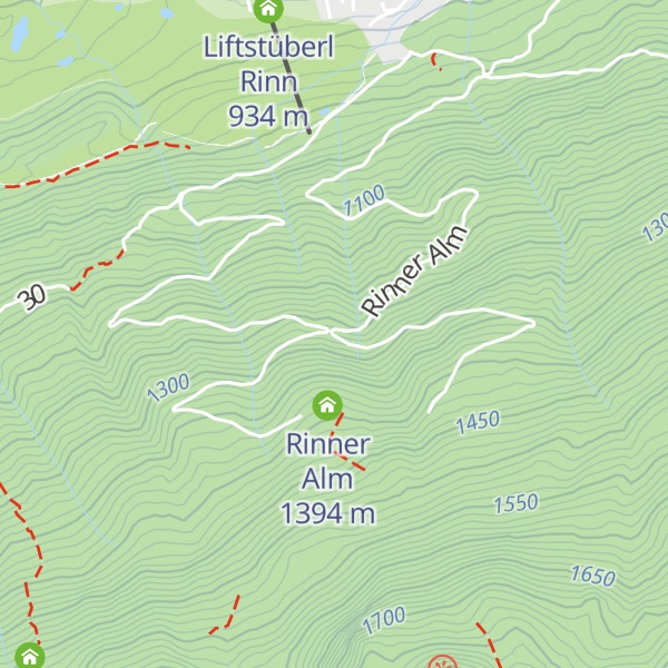 Map of Hüttenschrofen