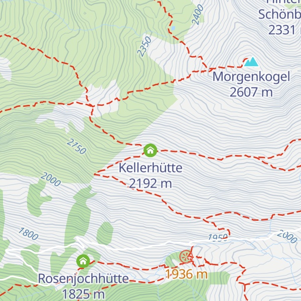 Map of Kellerhütte