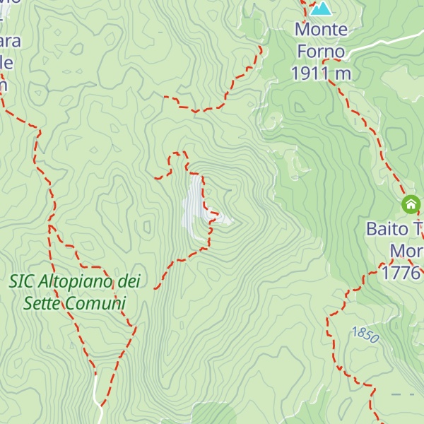 Map of Corno di Campo Bianco