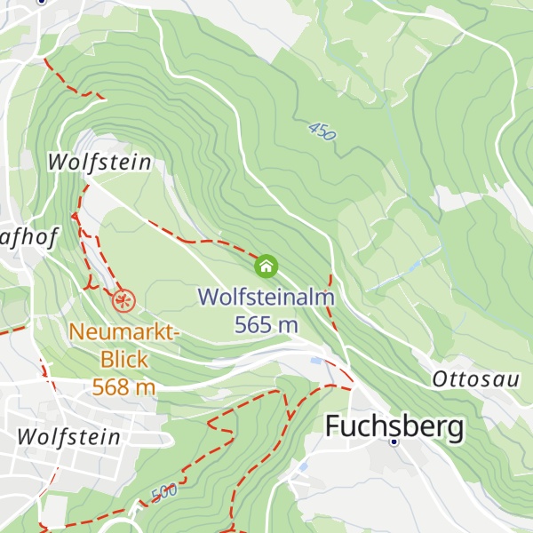 Map of Wolfsteinalm