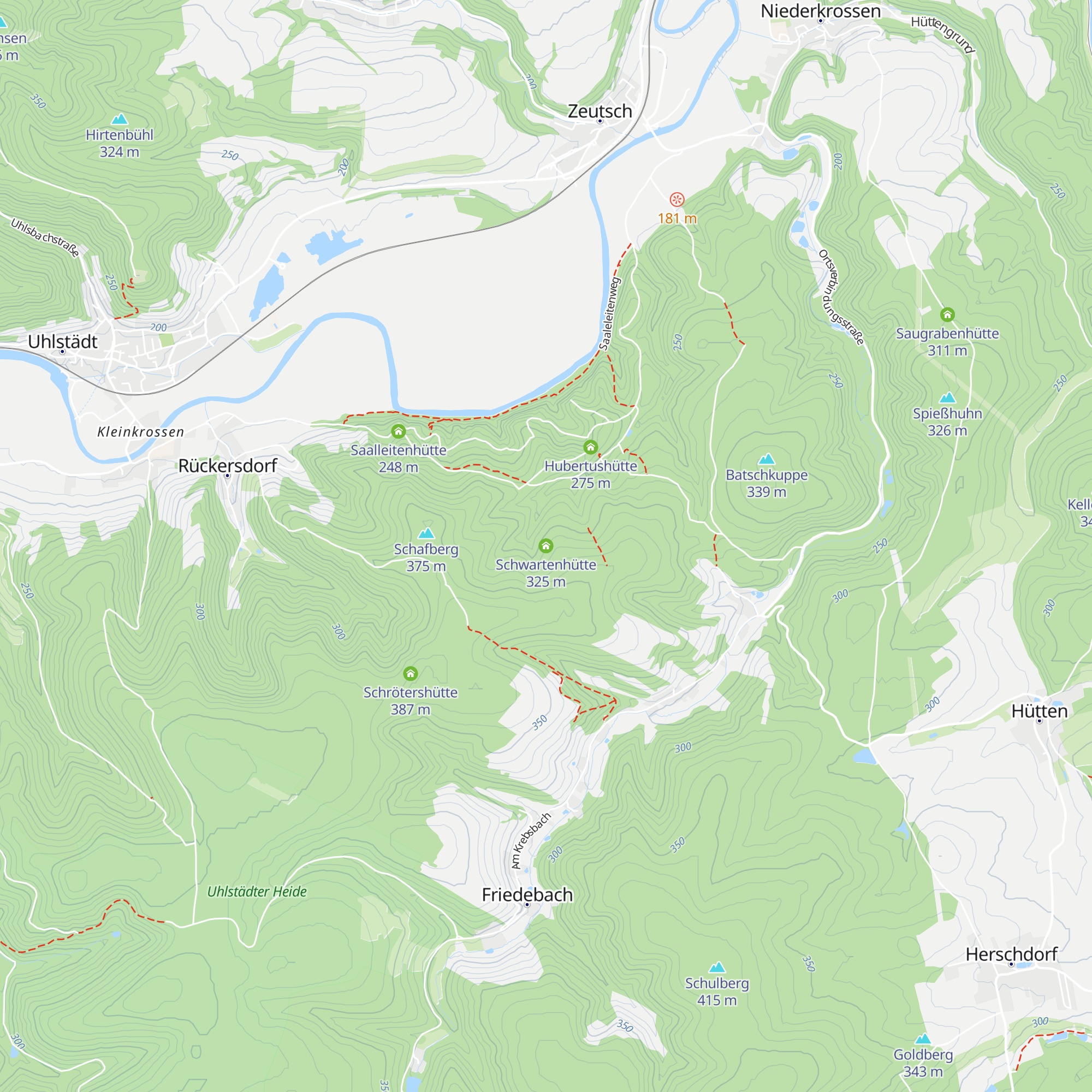 Schwartenhütte map