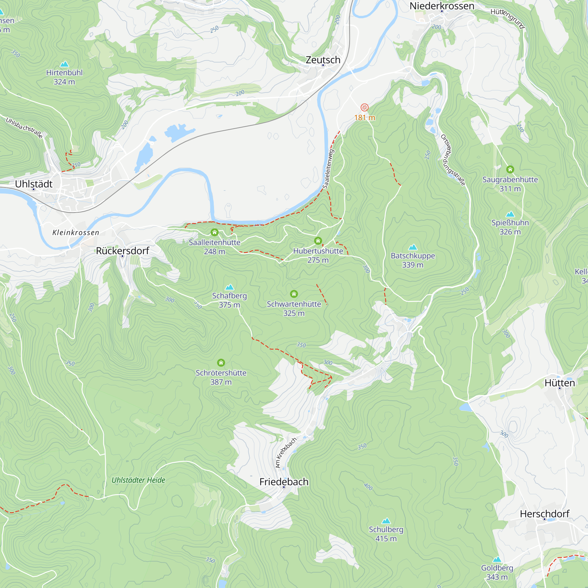 Schwartenhütte map