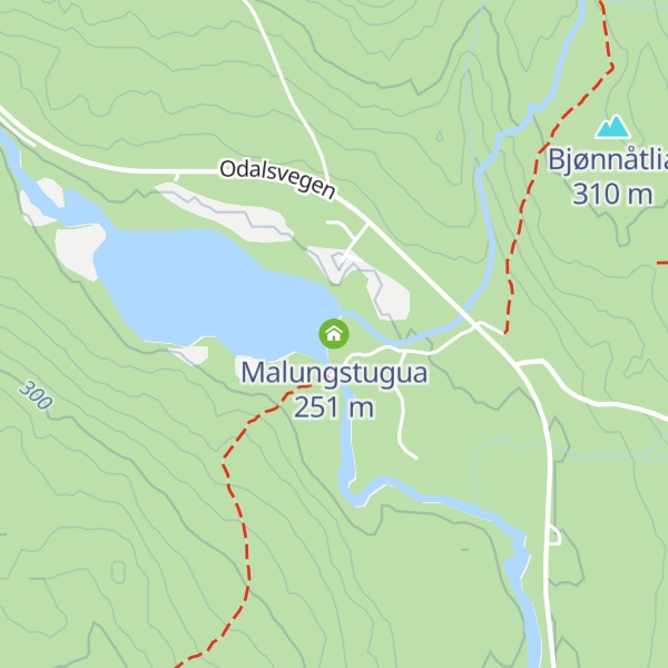 Map of Malungstugua