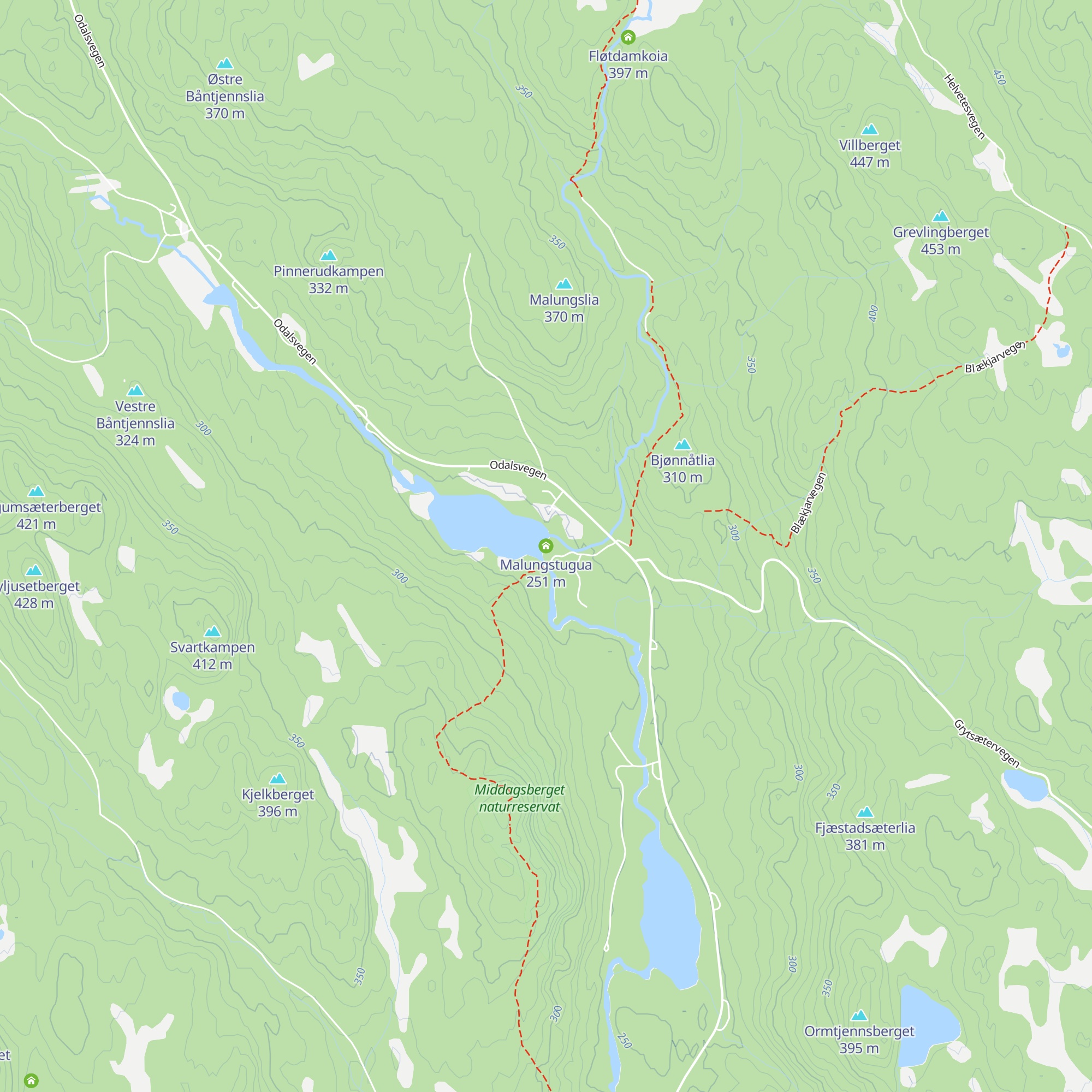 Malungstugua map