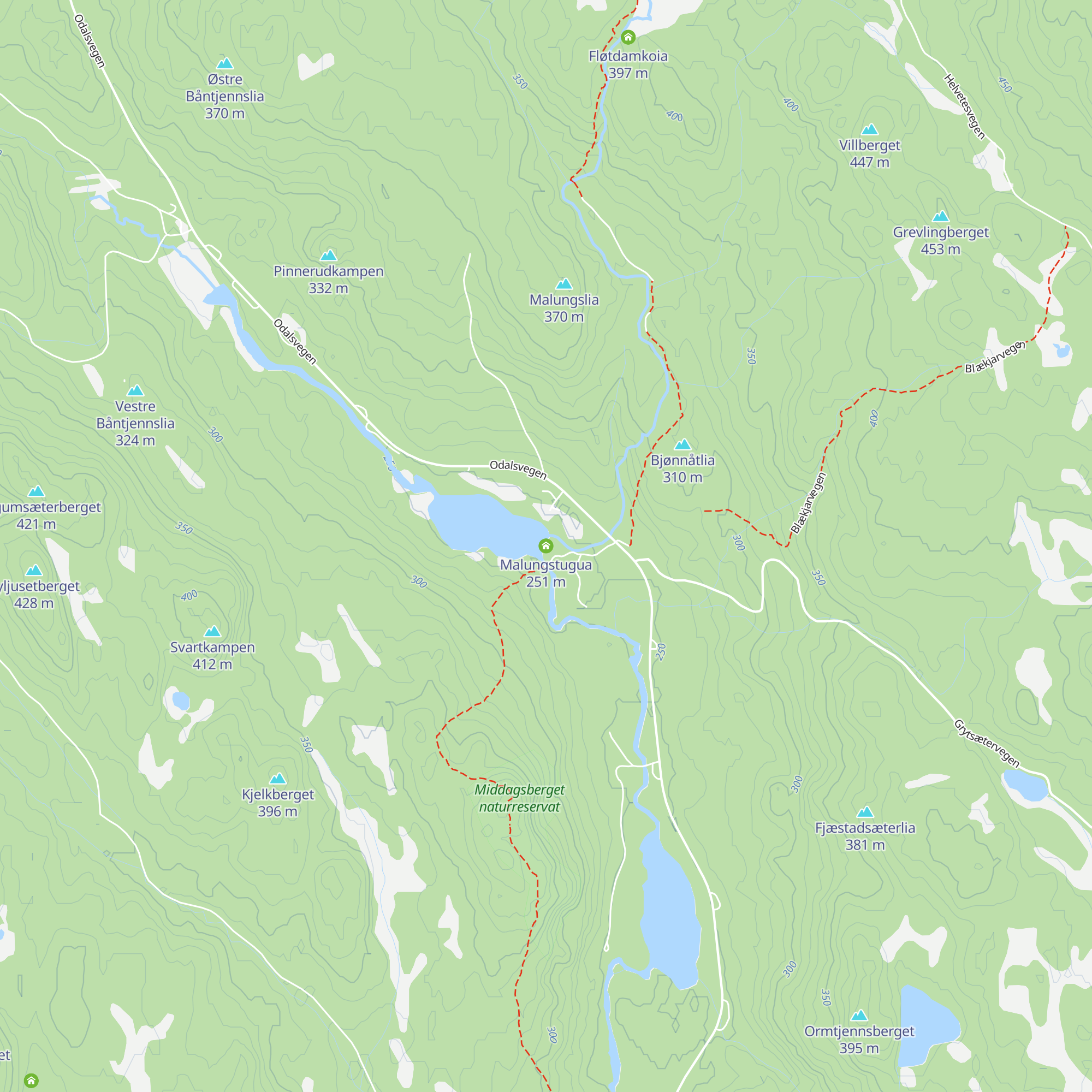 Malungstugua map